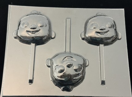 581sp Watermelon Head Baby Face Chocolate or Hard Candy Mold